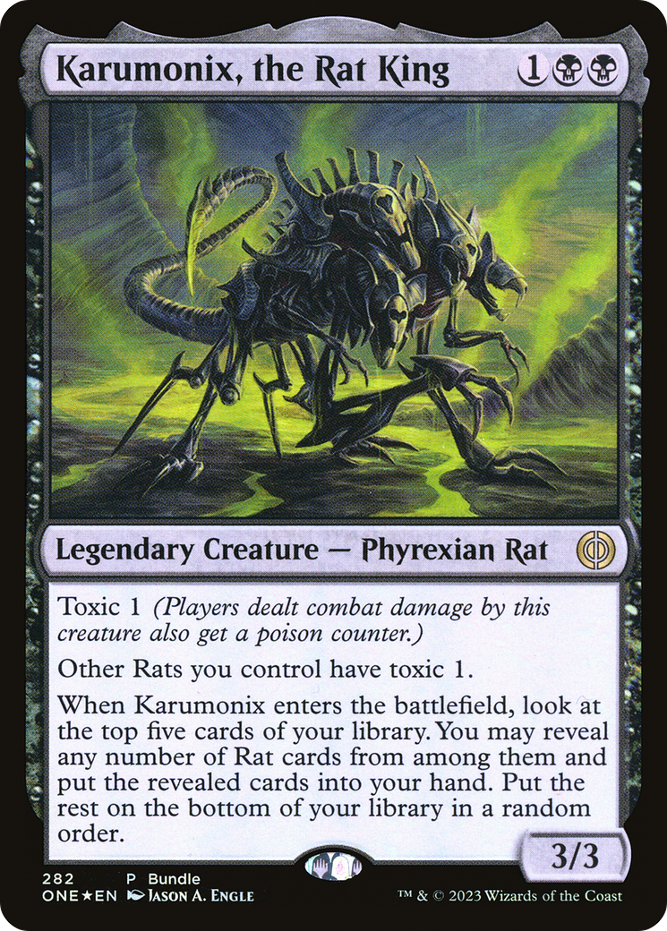 Karumonix, the Rat King (Bundle) [Phyrexia: All Will Be One] | Exor Games Truro