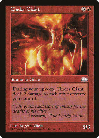 Cinder Giant [Weatherlight] | Exor Games Truro