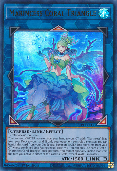 Marincess Coral Triangle [LED9-EN033] Ultra Rare | Exor Games Truro