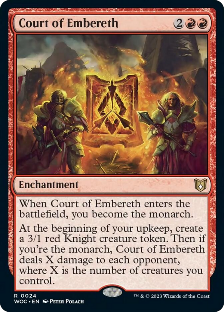 Court of Embereth [Wilds of Eldraine Commander] | Exor Games Truro