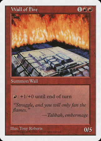 Wall of Fire [Fifth Edition] | Exor Games Truro