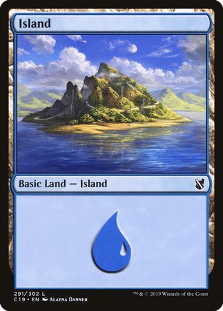 Island (291) [Commander 2019] | Exor Games Truro