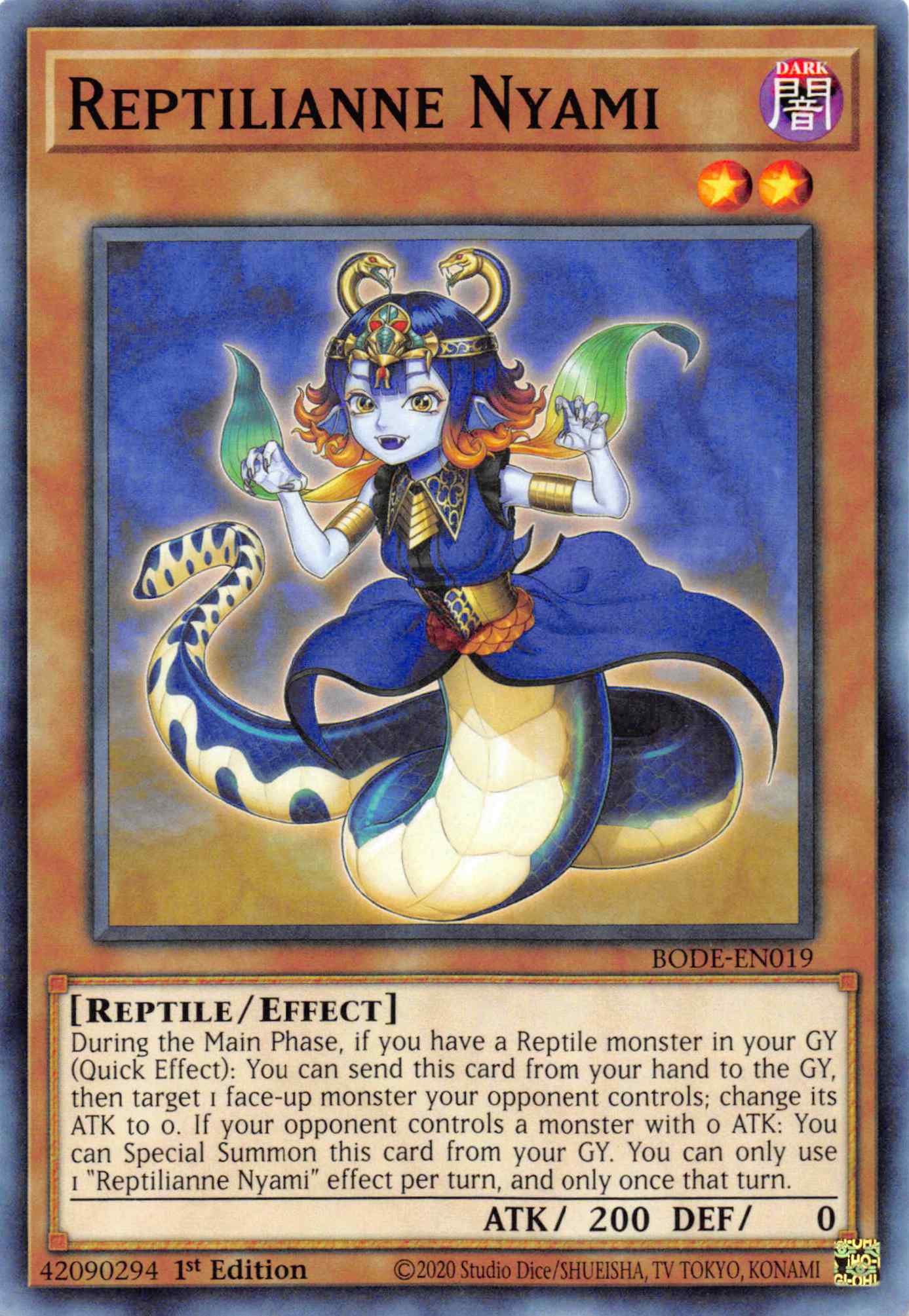 Reptilianne Nyami [BODE-EN019] Common | Exor Games Truro