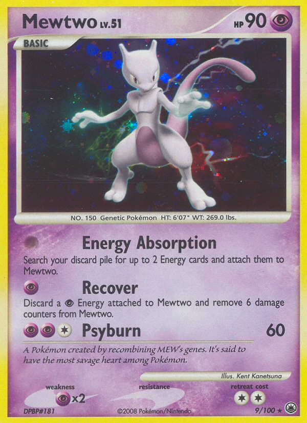 Mewtwo (9/100) [Diamond & Pearl: Majestic Dawn] | Exor Games Truro