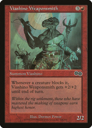 Viashino Weaponsmith [Urza's Saga] | Exor Games Truro