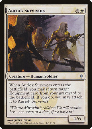 Auriok Survivors [New Phyrexia] | Exor Games Truro