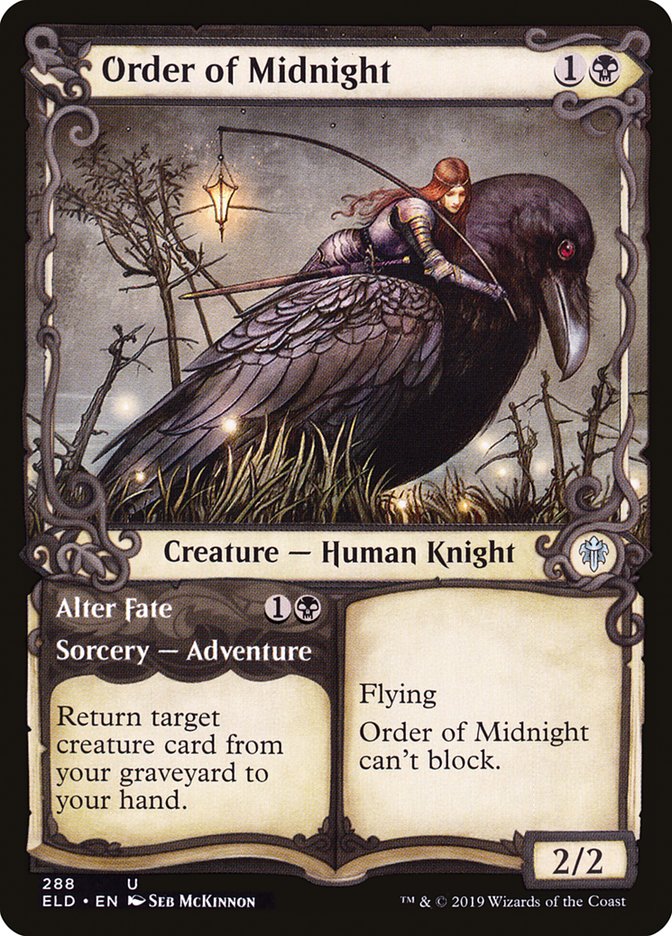 Order of Midnight // Alter Fate (Showcase) [Throne of Eldraine] | Exor Games Truro