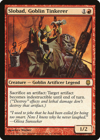 Slobad, Goblin Tinkerer [Darksteel] | Exor Games Truro