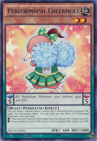 Performapal Cheermole [NECH-EN001] Rare | Exor Games Truro