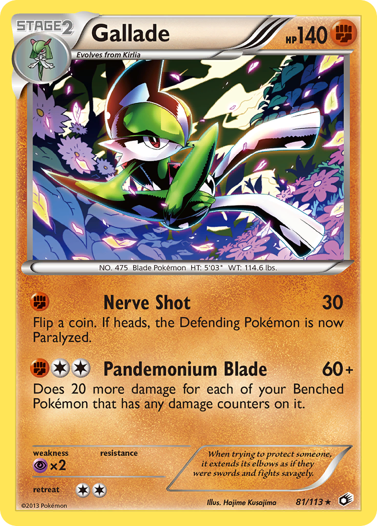 Gallade (81/113) [Black & White: Legendary Treasures] | Exor Games Truro