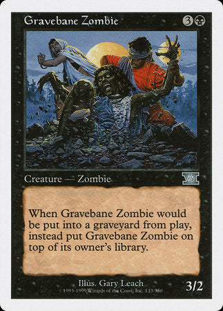 Gravebane Zombie [Classic Sixth Edition] | Exor Games Truro