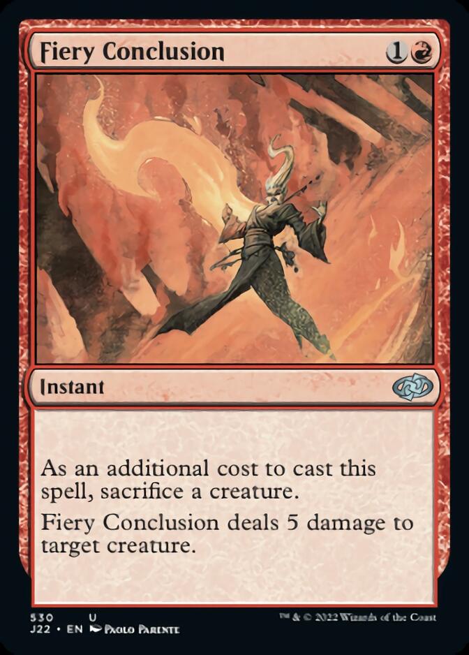 Fiery Conclusion [Jumpstart 2022] | Exor Games Truro