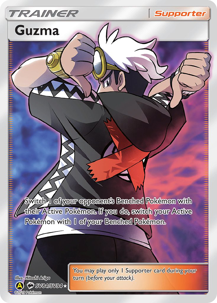 Guzma (SV84/SV94) [Sun & Moon: Hidden Fates - Shiny Vault] | Exor Games Truro