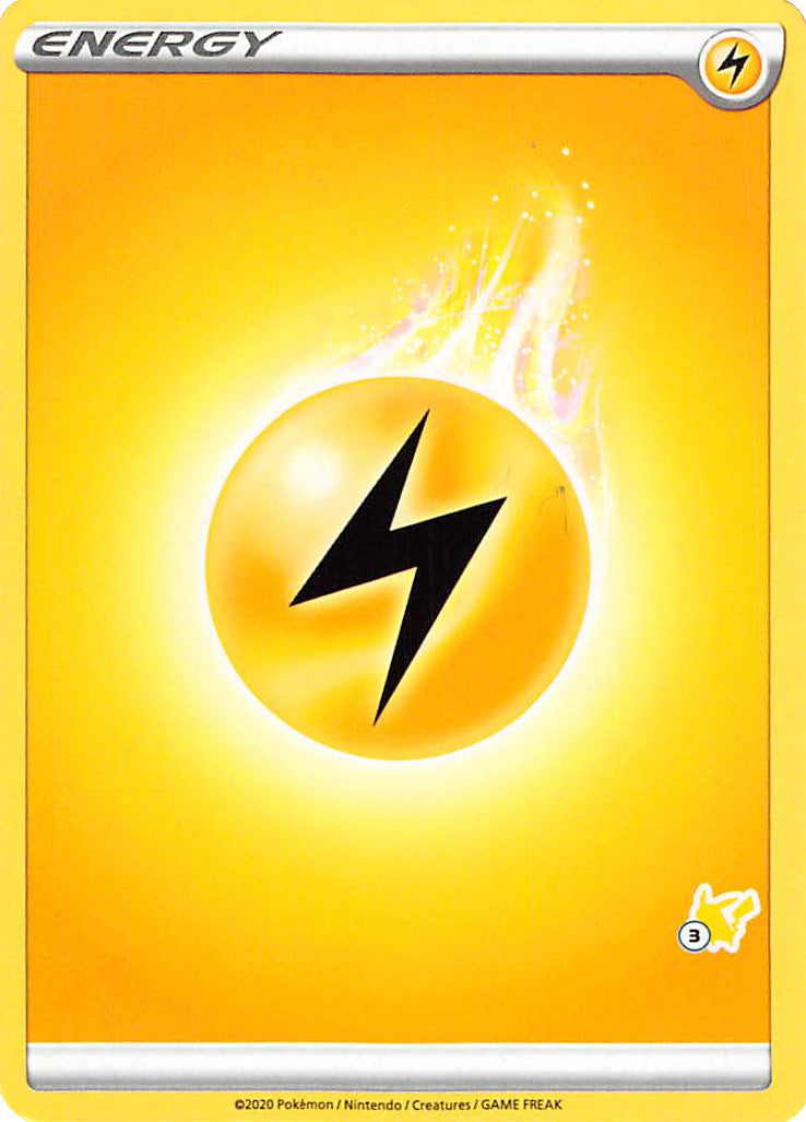 Lightning Energy (Pikachu Stamp #3) [Battle Academy 2022] | Exor Games Truro