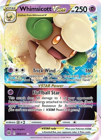 Whimsicott VSTAR (065/172) [Sword & Shield: Brilliant Stars] | Exor Games Truro