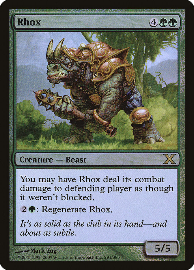 Rhox (Premium Foil) [Tenth Edition] | Exor Games Truro