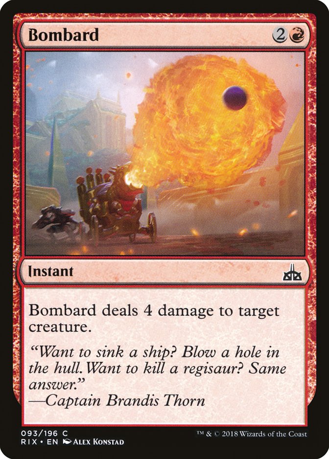 Bombard [Rivals of Ixalan] | Exor Games Truro
