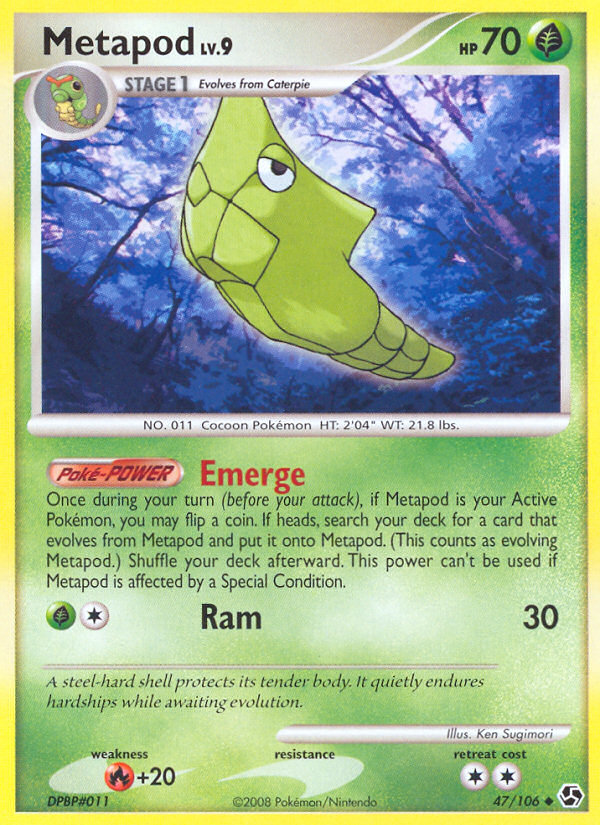 Metapod (47/106) [Diamond & Pearl: Great Encounters] | Exor Games Truro