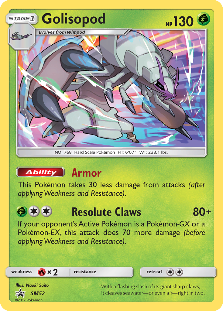 Golisopod (SM52) [Sun & Moon: Black Star Promos] | Exor Games Truro