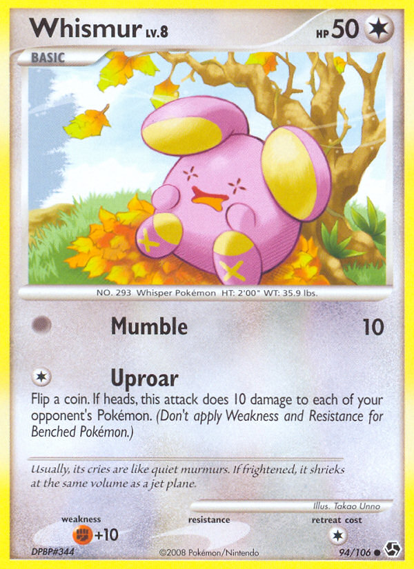 Whismur (94/106) [Diamond & Pearl: Great Encounters] | Exor Games Truro