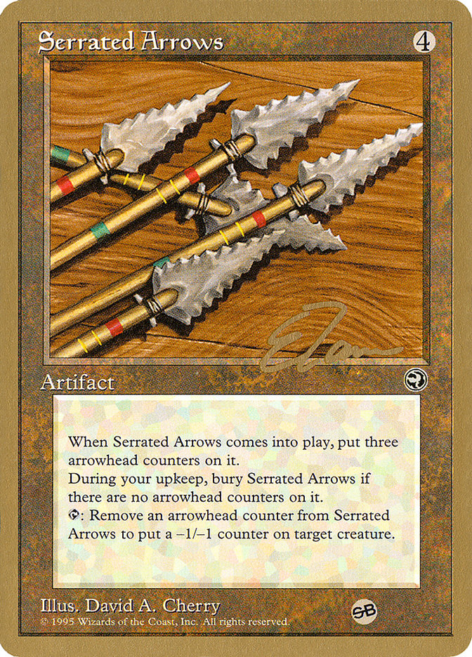 Serrated Arrows (Eric Tam) (SB) [Pro Tour Collector Set] | Exor Games Truro