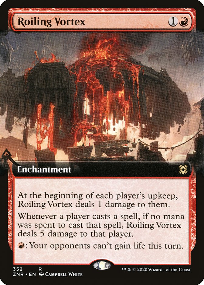 Roiling Vortex (Extended Art) [Zendikar Rising] | Exor Games Truro