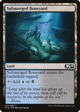 Submerged Boneyard [Core Set 2019] | Exor Games Truro