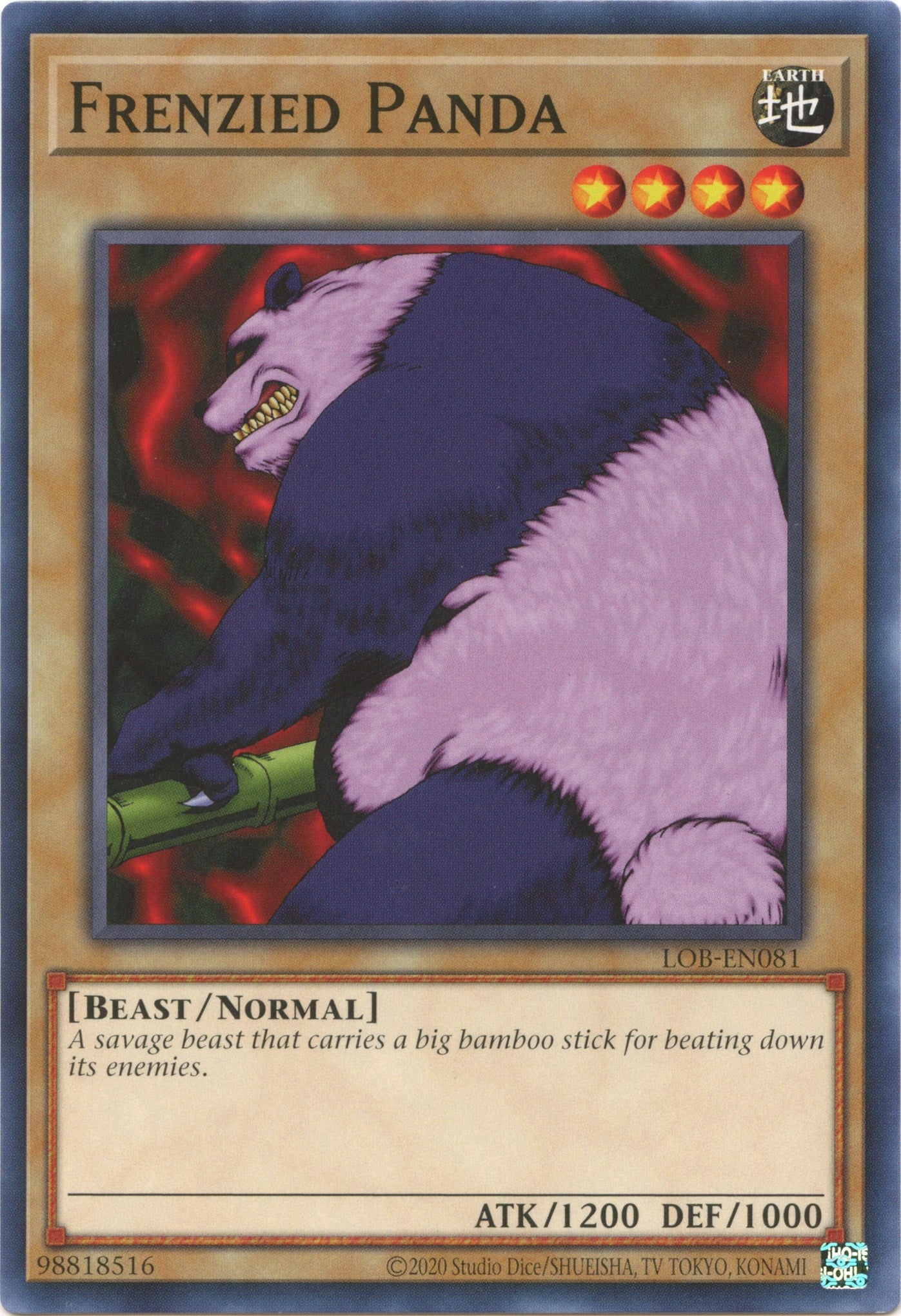 Frenzied Panda (25th Anniversary) [LOB-EN081] Common | Exor Games Truro
