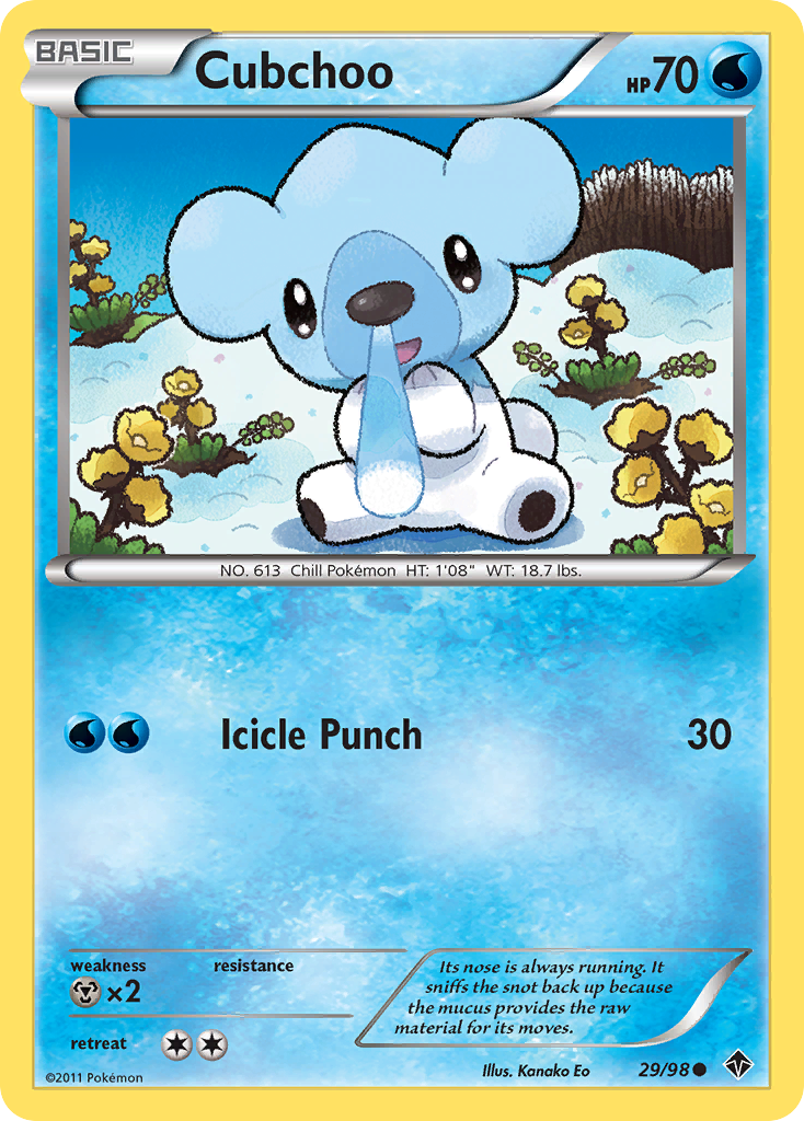 Cubchoo (29/98) [Black & White: Emerging Powers] | Exor Games Truro