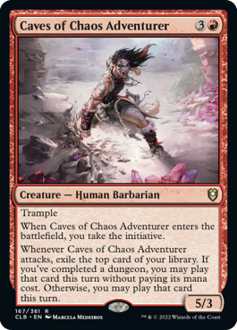 Caves of Chaos Adventurer [Commander Legends: Battle for Baldur's Gate] | Exor Games Truro