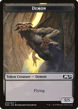 Demon Token [Core Set 2020 Tokens] | Exor Games Truro