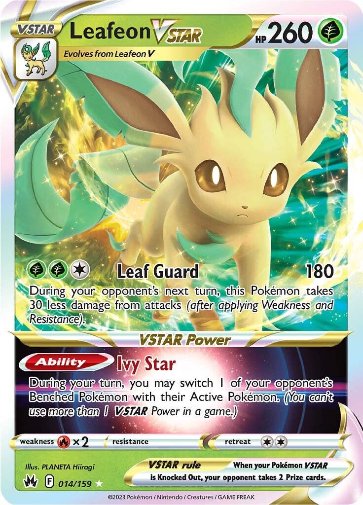 Leafeon VSTAR (014/159) [Sword & Shield: Crown Zenith] | Exor Games Truro