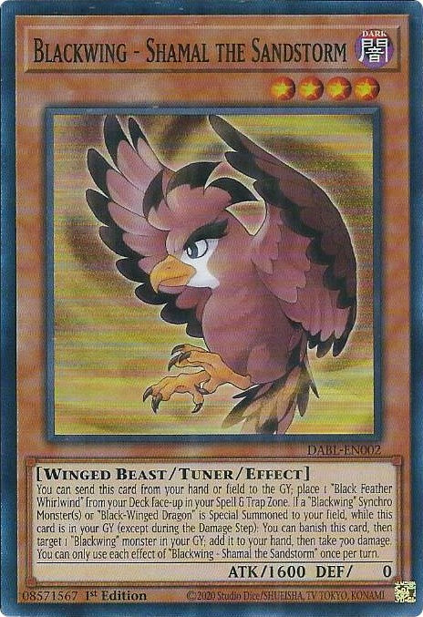 Blackwing - Shamal the Sandstorm [DABL-EN002] Super Rare | Exor Games Truro