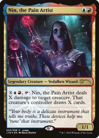 Nin, the Pain Artist [Judge Gift Cards 2018] | Exor Games Truro