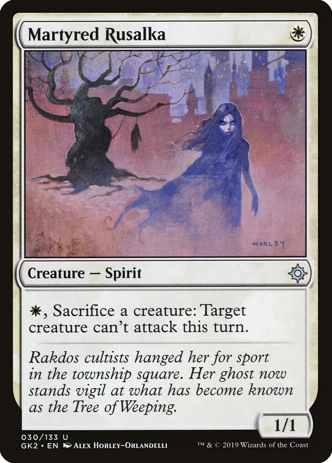 Martyred Rusalka [Ravnica Allegiance Guild Kit] | Exor Games Truro