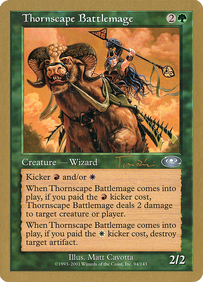 Thornscape Battlemage (Jan Tomcani) [World Championship Decks 2001] | Exor Games Truro