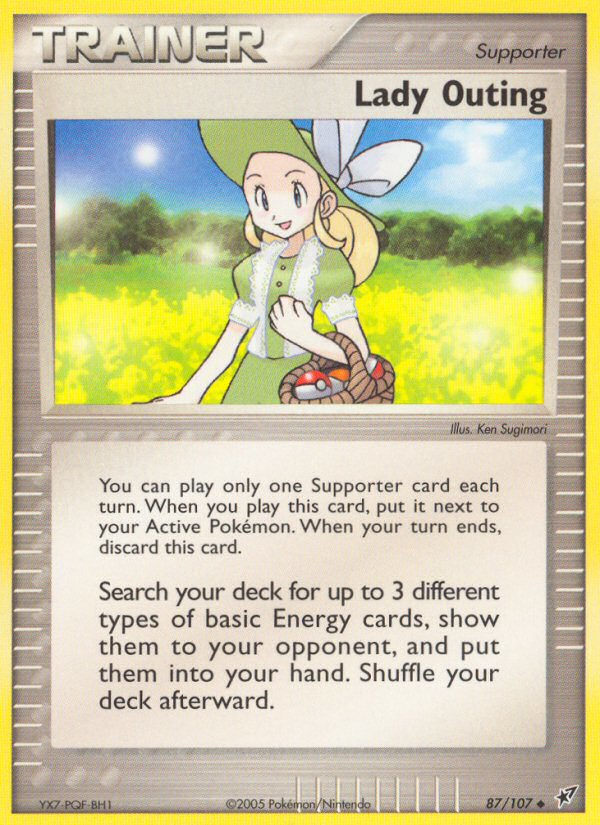 Lady Outing (87/107) [EX: Deoxys] | Exor Games Truro