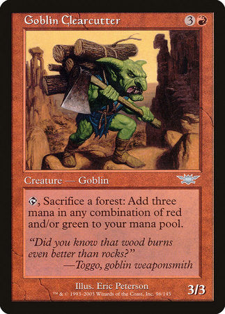 Goblin Clearcutter [Legions] | Exor Games Truro