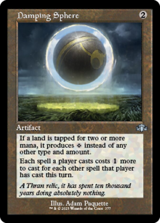 Damping Sphere (Retro) [Dominaria Remastered] | Exor Games Truro