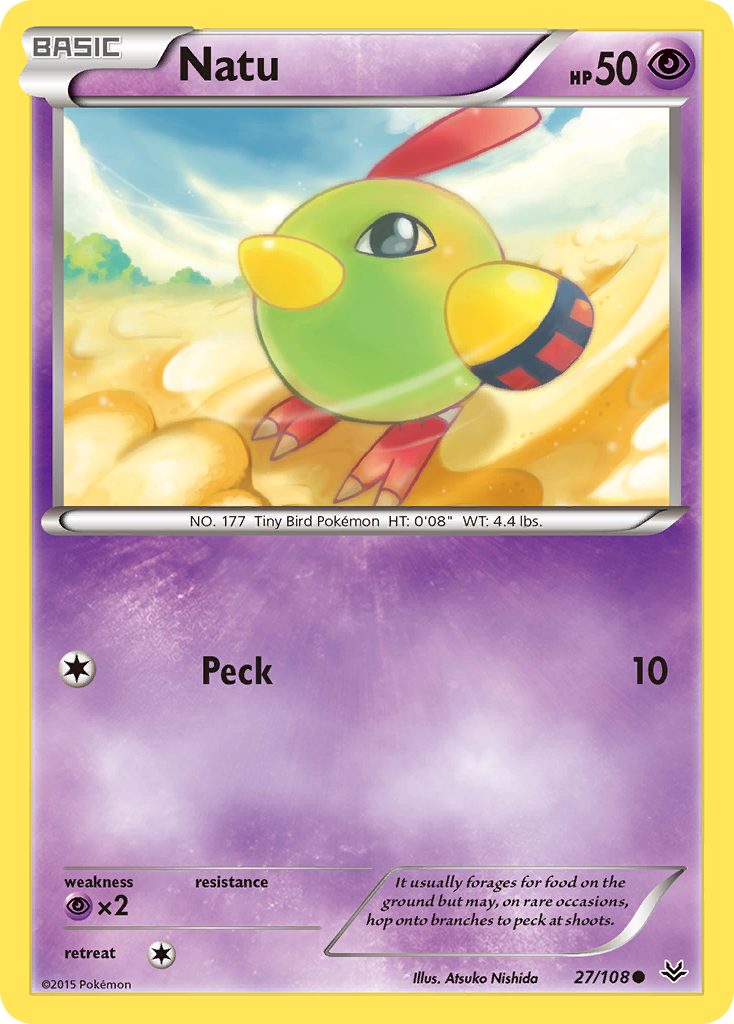 Natu (27/108) [XY: Roaring Skies] | Exor Games Truro