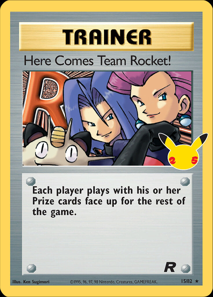 Here Comes Team Rocket! (15/82) [Celebrations: 25th Anniversary - Classic Collection] | Exor Games Truro