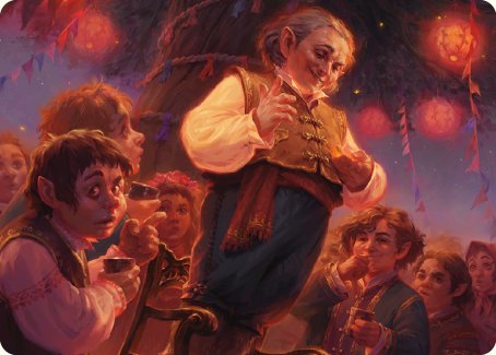 Bilbo, Retired Burglar Art Card [The Lord of the Rings: Tales of Middle-earth Art Series] | Exor Games Truro