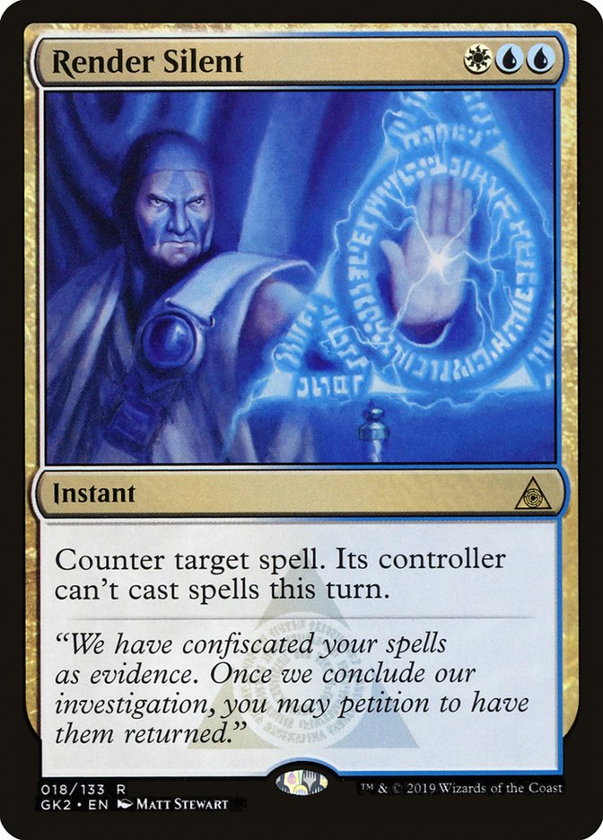 Render Silent [Ravnica Allegiance Guild Kit] | Exor Games Truro