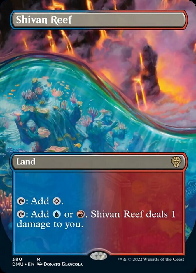 Shivan Reef (Borderless Alternate Art) [Dominaria United] | Exor Games Truro