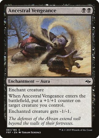 Ancestral Vengeance [Fate Reforged] | Exor Games Truro