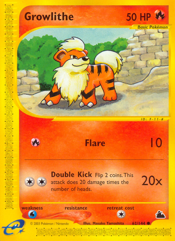 Growlithe (62/144) [Skyridge] | Exor Games Truro