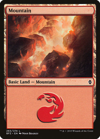 Mountain (265) [Battle for Zendikar] | Exor Games Truro