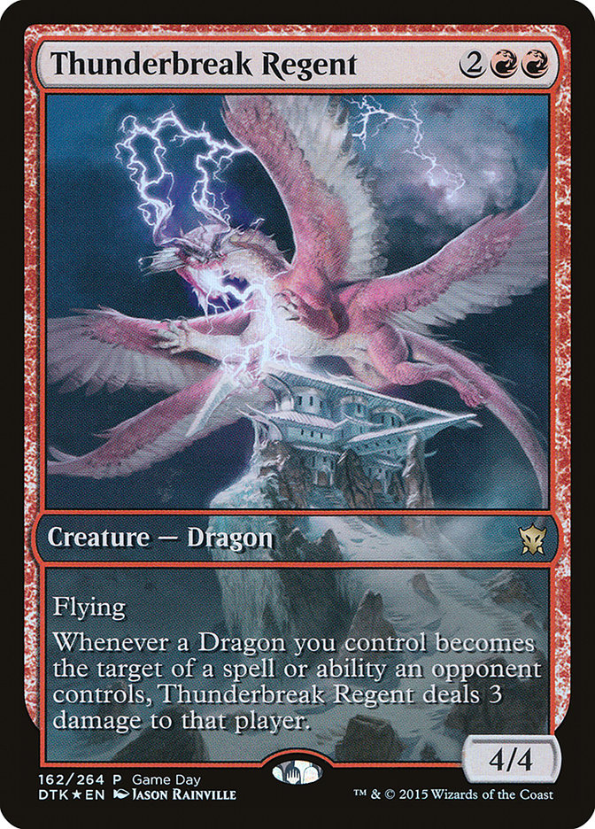 Thunderbreak Regent (Game Day) [Dragons of Tarkir Promos] | Exor Games Truro