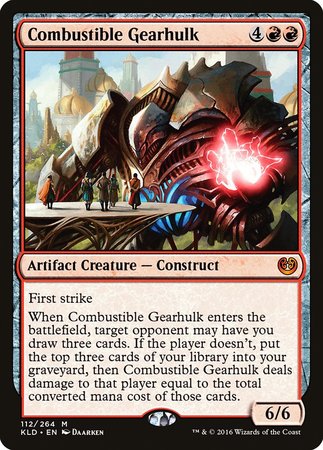 Combustible Gearhulk [Kaladesh] | Exor Games Truro