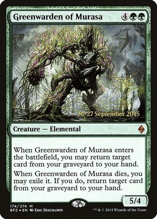 Greenwarden of Murasa [Battle for Zendikar Promos] | Exor Games Truro